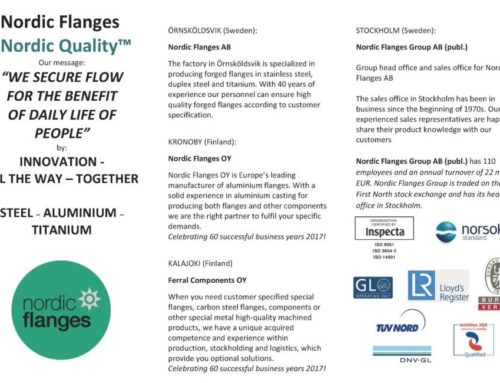 Nordic Flanges Group – who we are!
